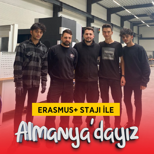 ERASMUS+ STAJI İLE ALMANYA’DAYIZ